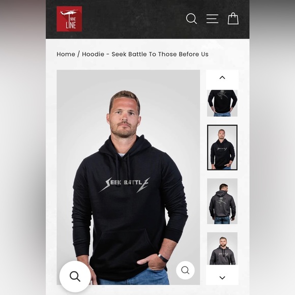 Nine Line Seek Battle Hoodie - Picture 7 of 7